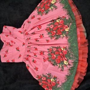 Floral Garden Betsey Johnson Strapless Party Dress